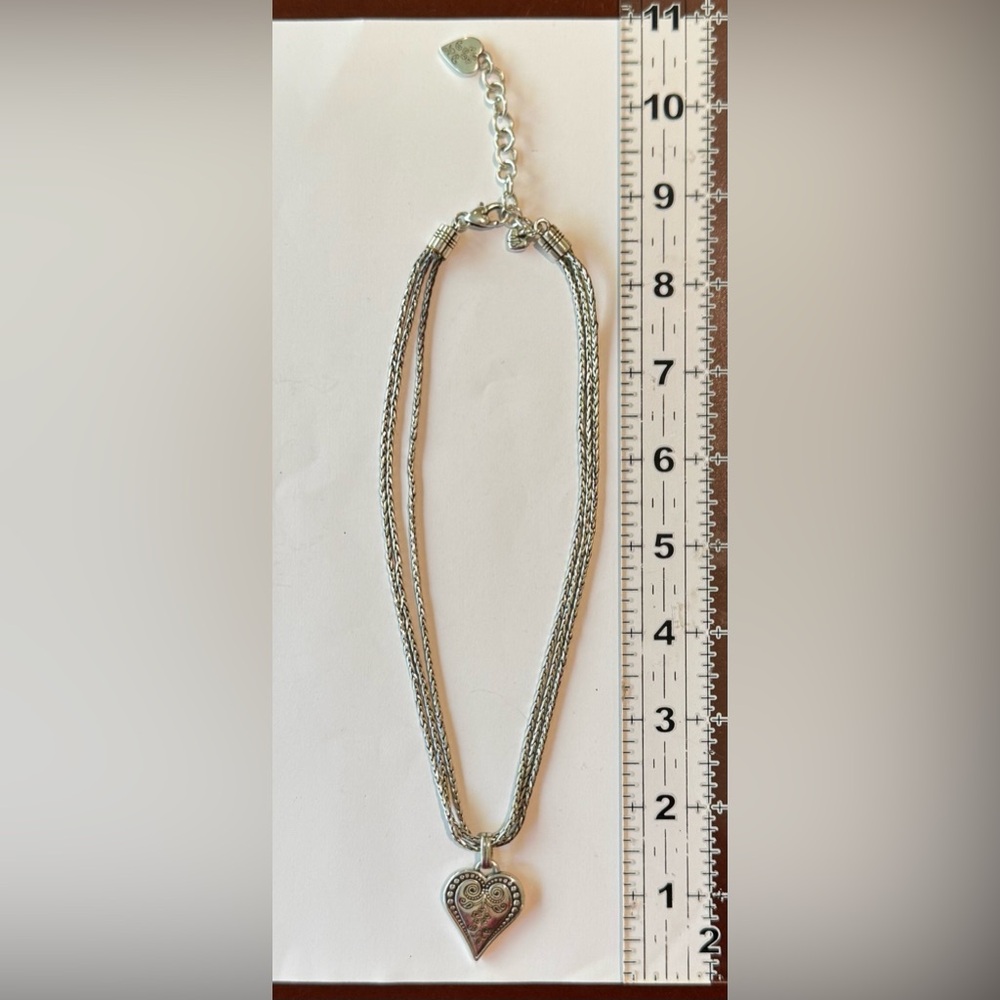 Brighton Silver Heart Pendant Necklace